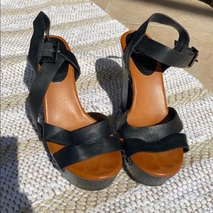 Gianni Bini Strappy Leather Heels